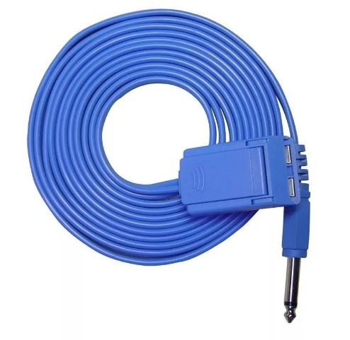Cable Electrobisturi Electrodo Neutral p/ placa Desechable